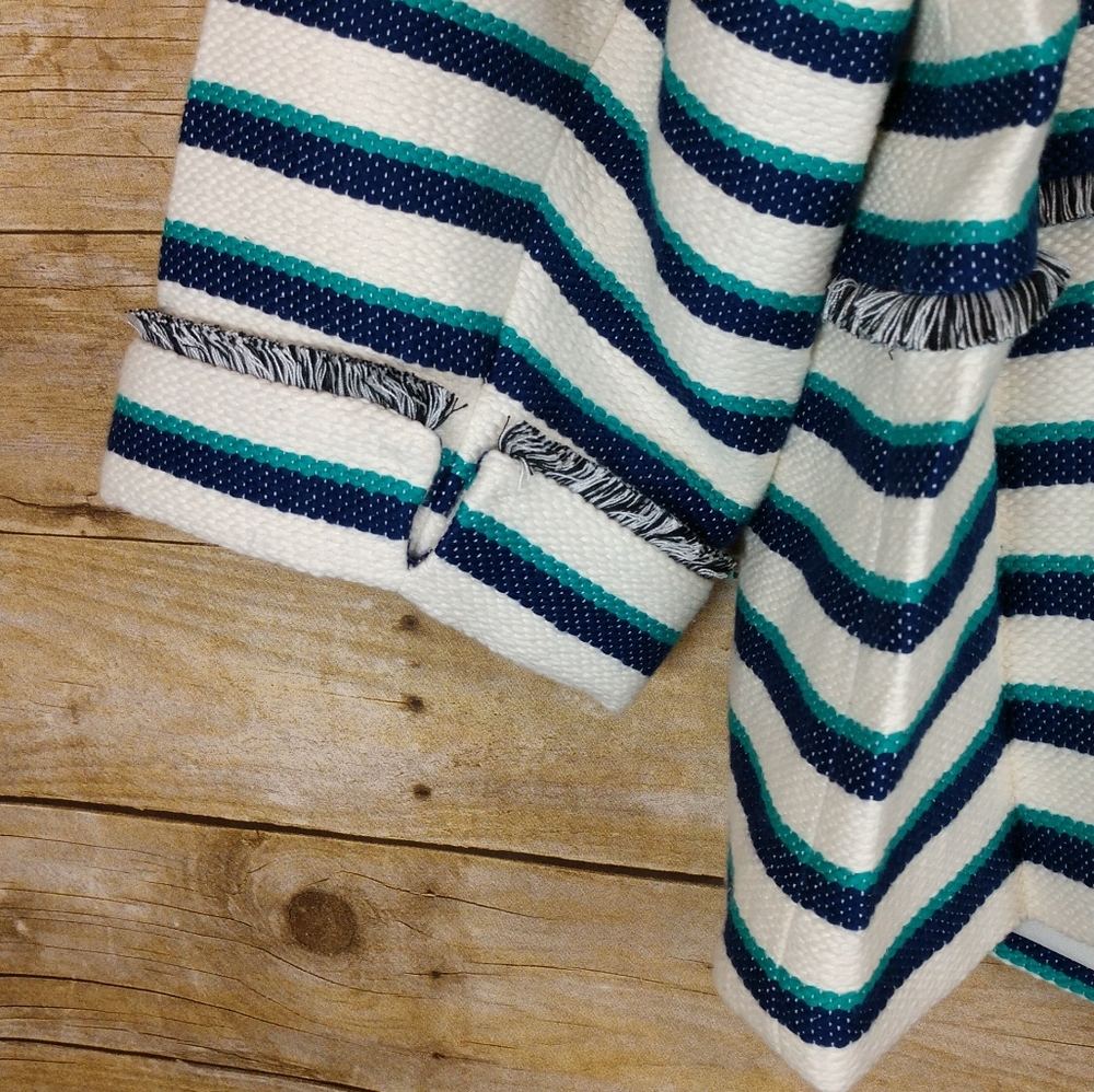 ๐ฅ Talbot's Stripe Fringe Jacket - Picture 7 of 8